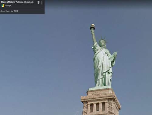  Алгоритм, используемый для размытия лиц, размыл статую свободы