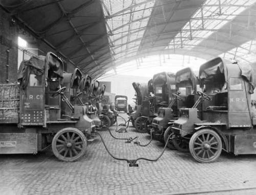 Электрические зарядные автомобили в 1917 году