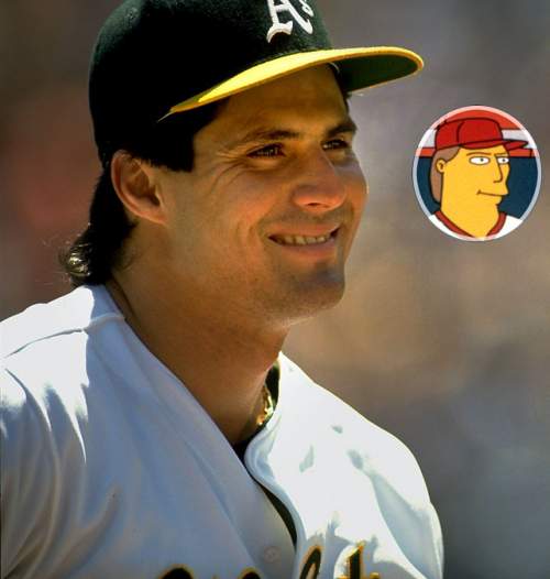 Jose Canseco, бейсбол. 20 февраля 1992