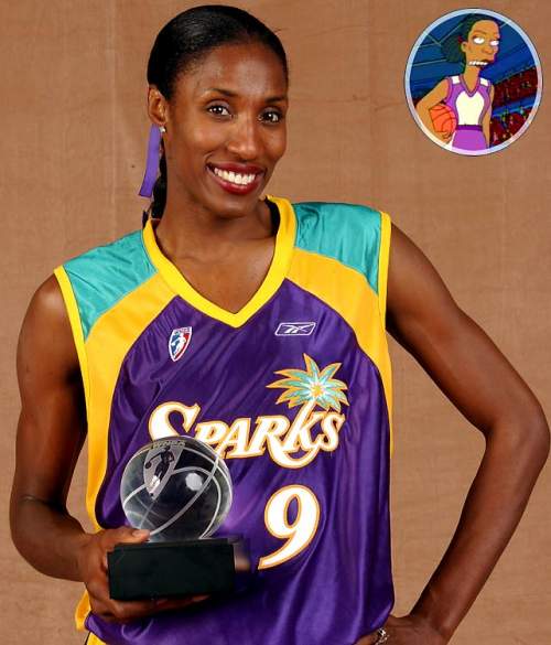 Баскетболистка Lisa Leslie. Февраль 2003