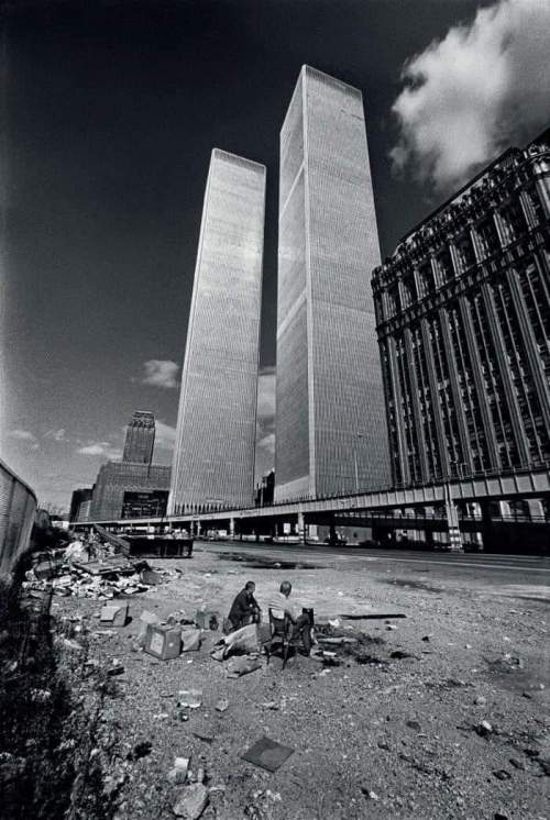 Недавно построенный Всемирный торговый центр, 1973 г.